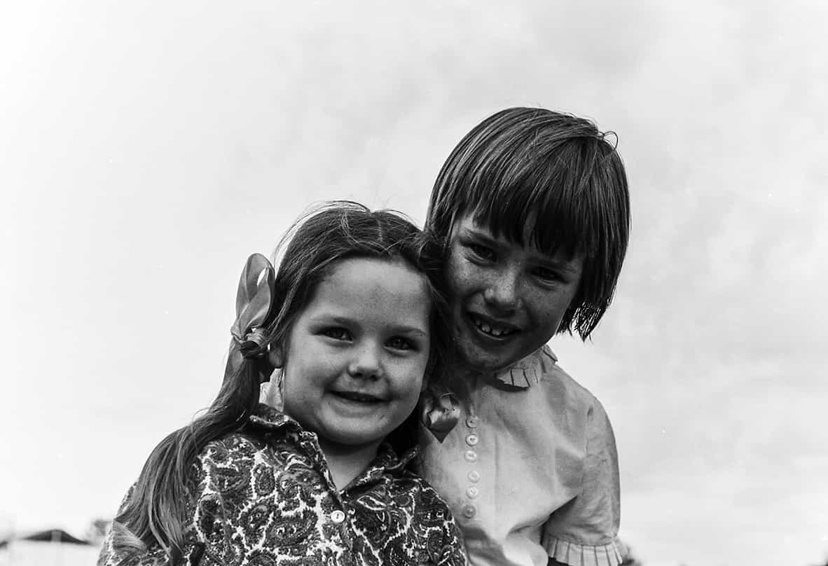 Peterborough railway picnic at Amelia Park, 1967. Anney Dowd and Carmel ...